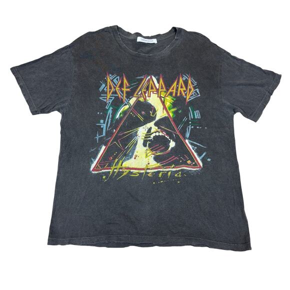 Daydreamer Free People Def Leppard T Shirt Women's Small Band Tees Retro - Picture 1 of 11